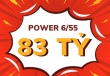 Kết quả xổ số Power 6/55 hôm nay : Ai là chủ nhân Jackpot 83 tỷ đồng?