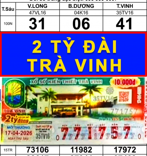 Mua vé số mỗi ngày, người đàn ông trúng độc đắc xổ số miền Nam